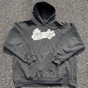Vintage Y2K Eminem Shady Ltd Hoodie XL Distressed Faded Gray Pullover